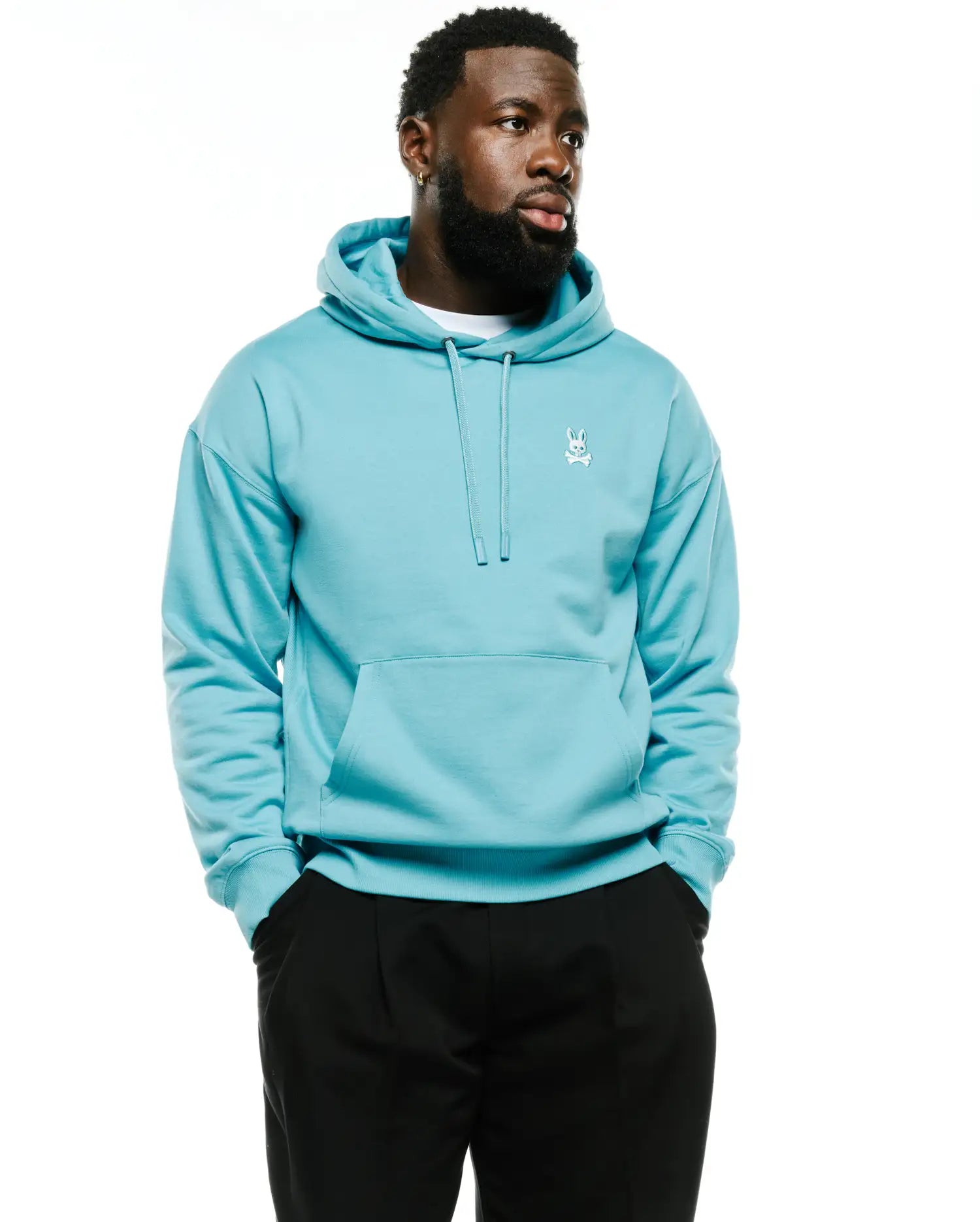 Psycho Bunny Men's Sweatshirts & Hoodies Terrence felpa con cappuccio blu XXS–XXXL