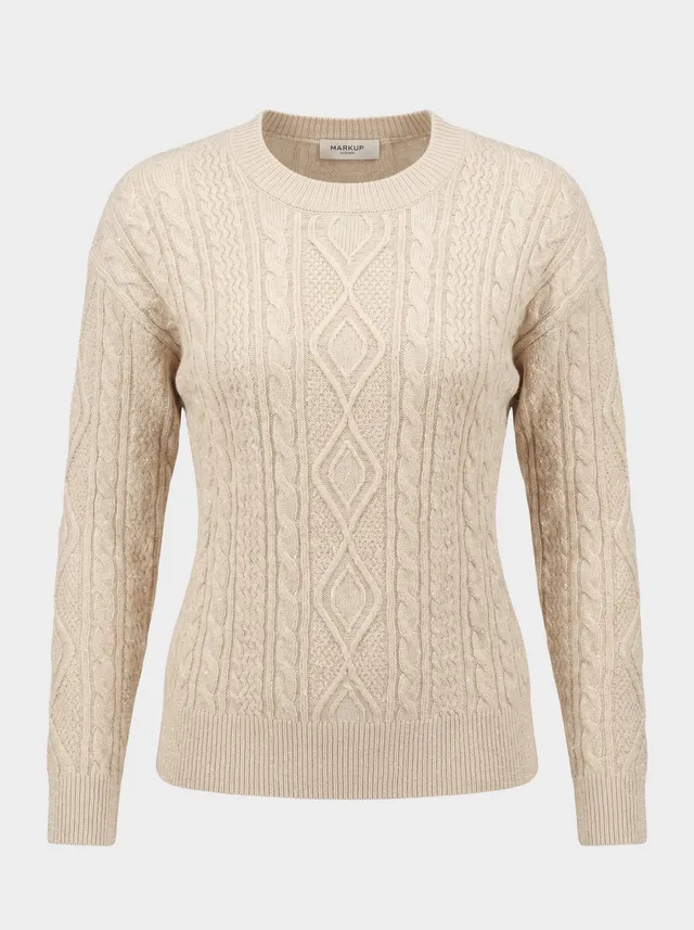 Markup Donna Maglieria Girocollo in filato paillettes