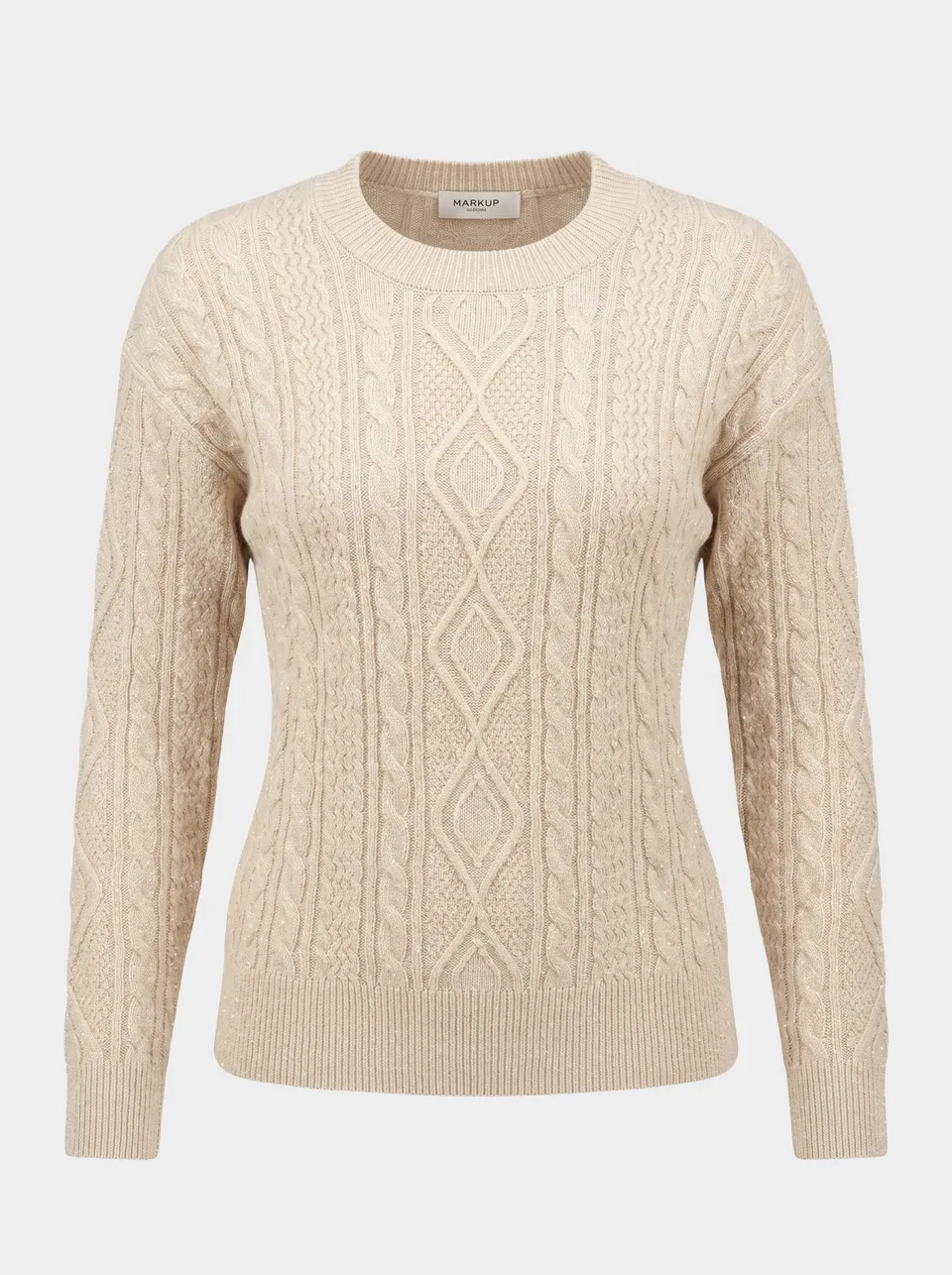 Markup Donna Maglieria Girocollo in filato paillettes