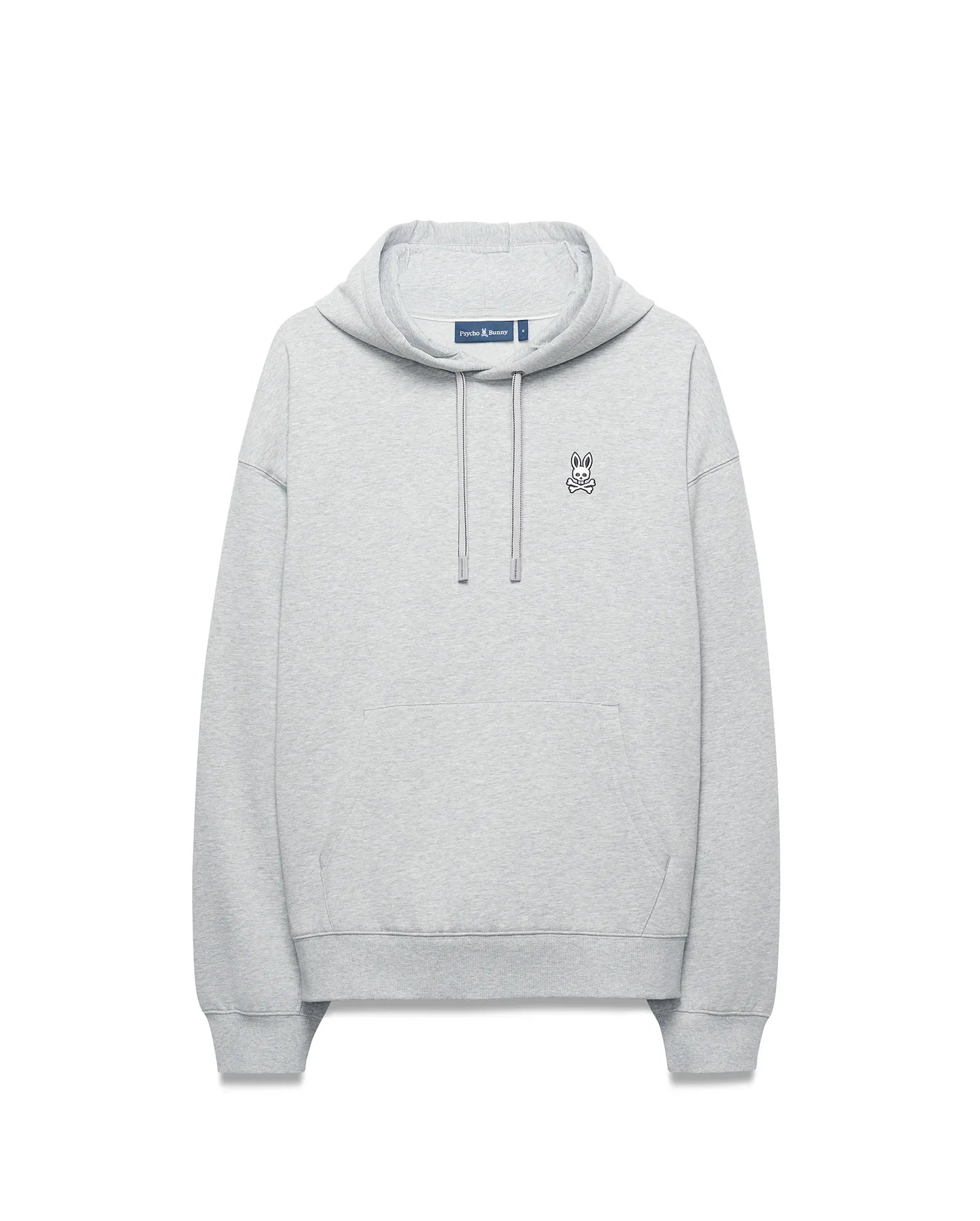 Psycho Bunny Terrence Fleece Hoodie MT0500254 felpa grigia XXS-XXXL