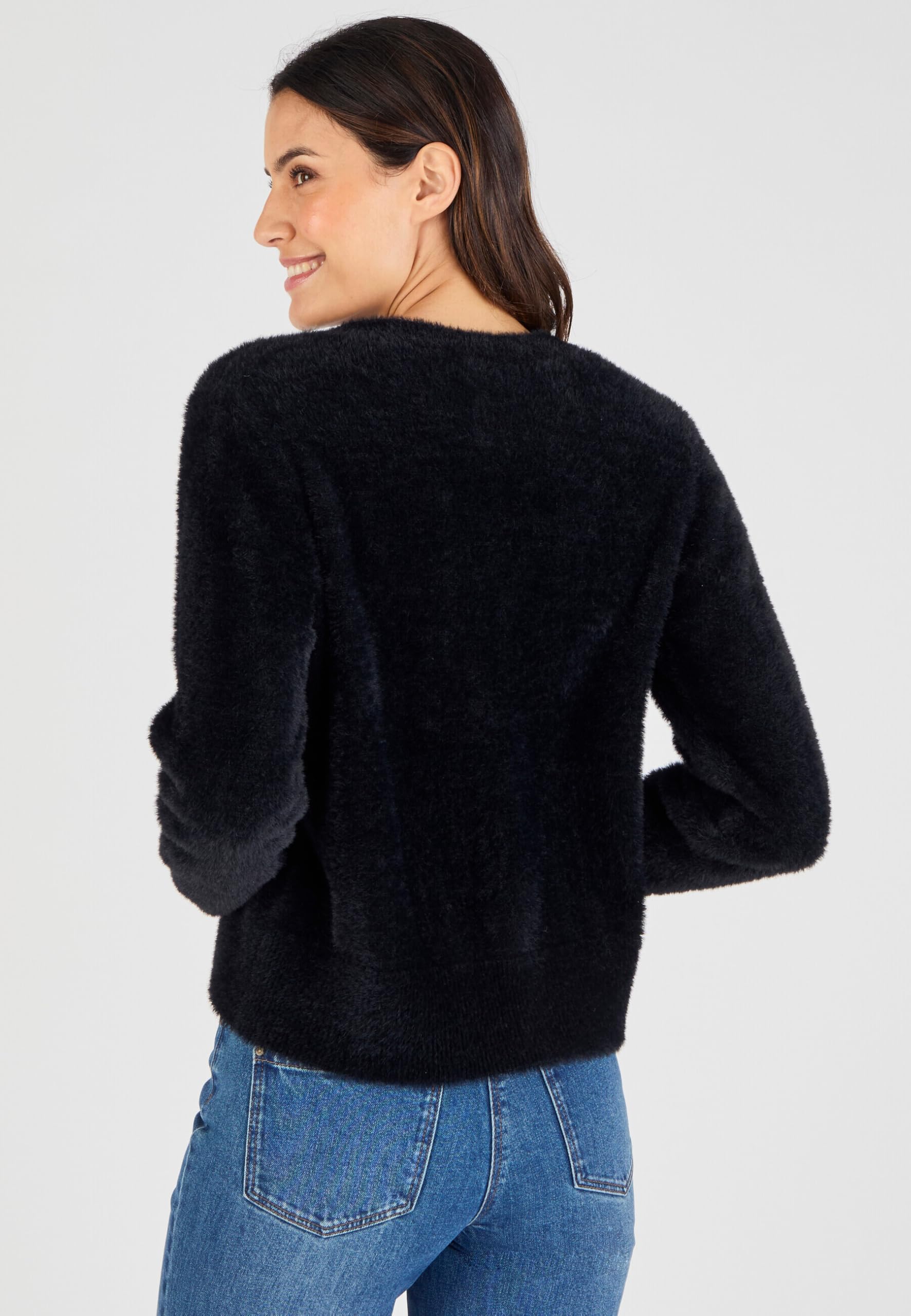 Damart Prêt-à-porter Gilet in maglia pelosa 38-44 con scollo a V