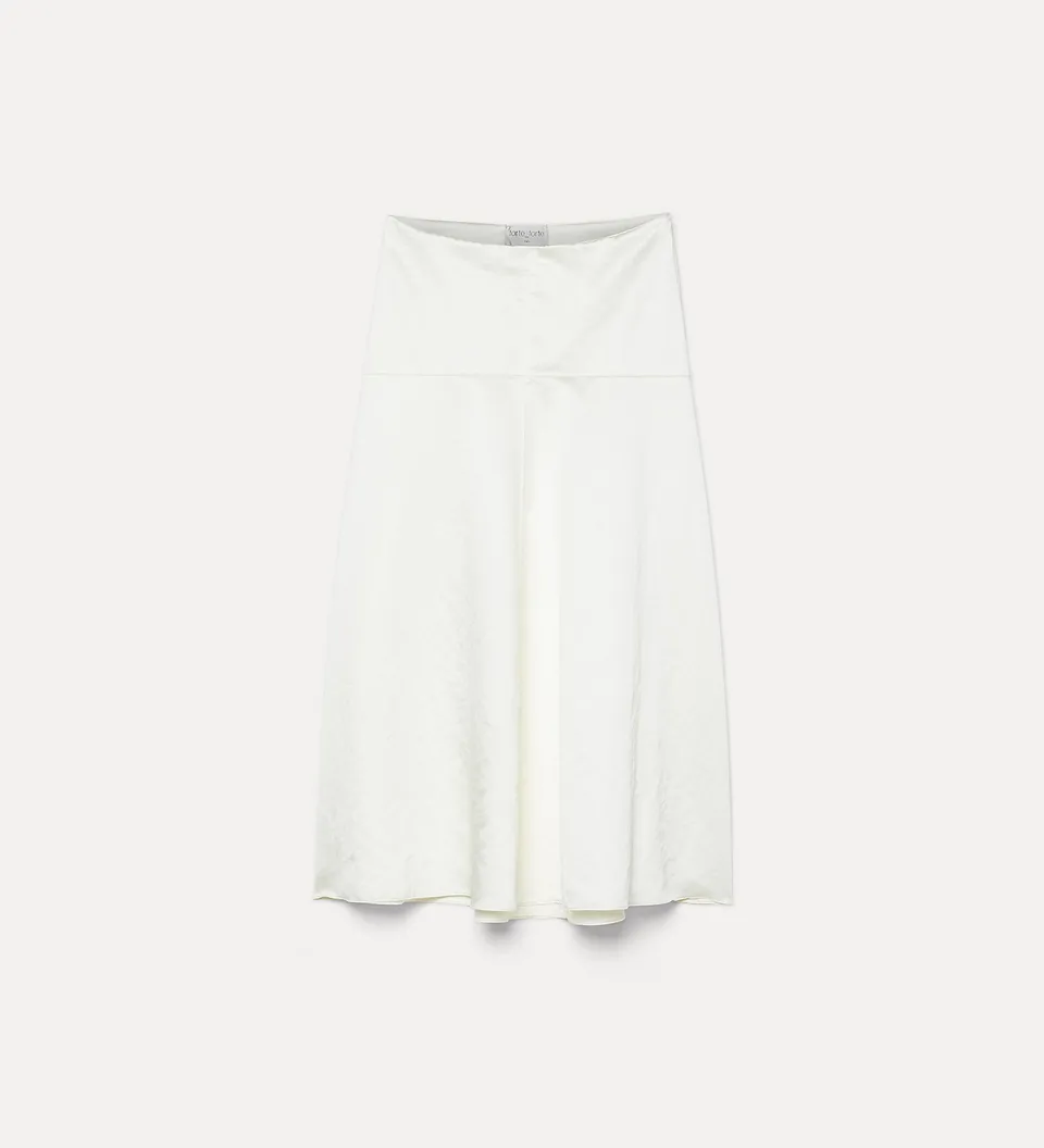 Forte gonne gonna midi duchesse Diamond bianca