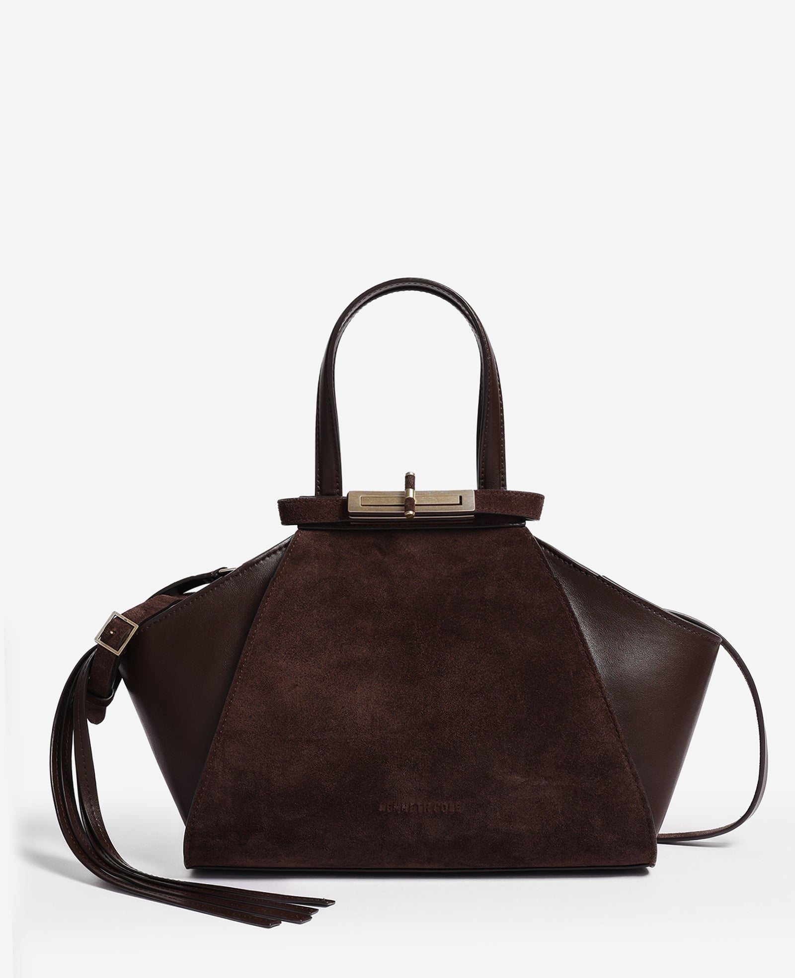 Kenneth Cole Reaction Bags Crosby Structured Top Handle Satchel bag cioccolato