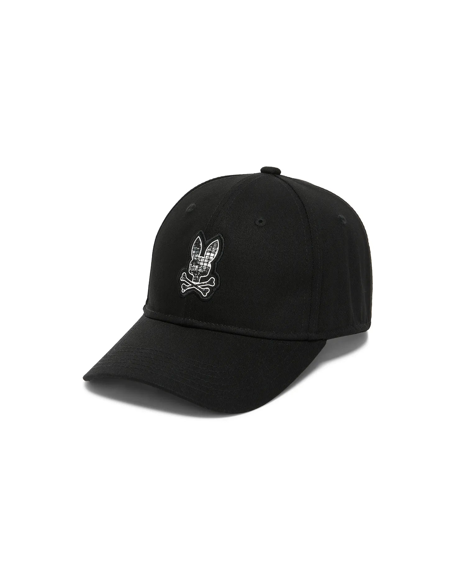 Psycho Bunny Kids Accessories KIDS' ALFIE BASEBALL CAP - KO1500079 cappellino nero O/S