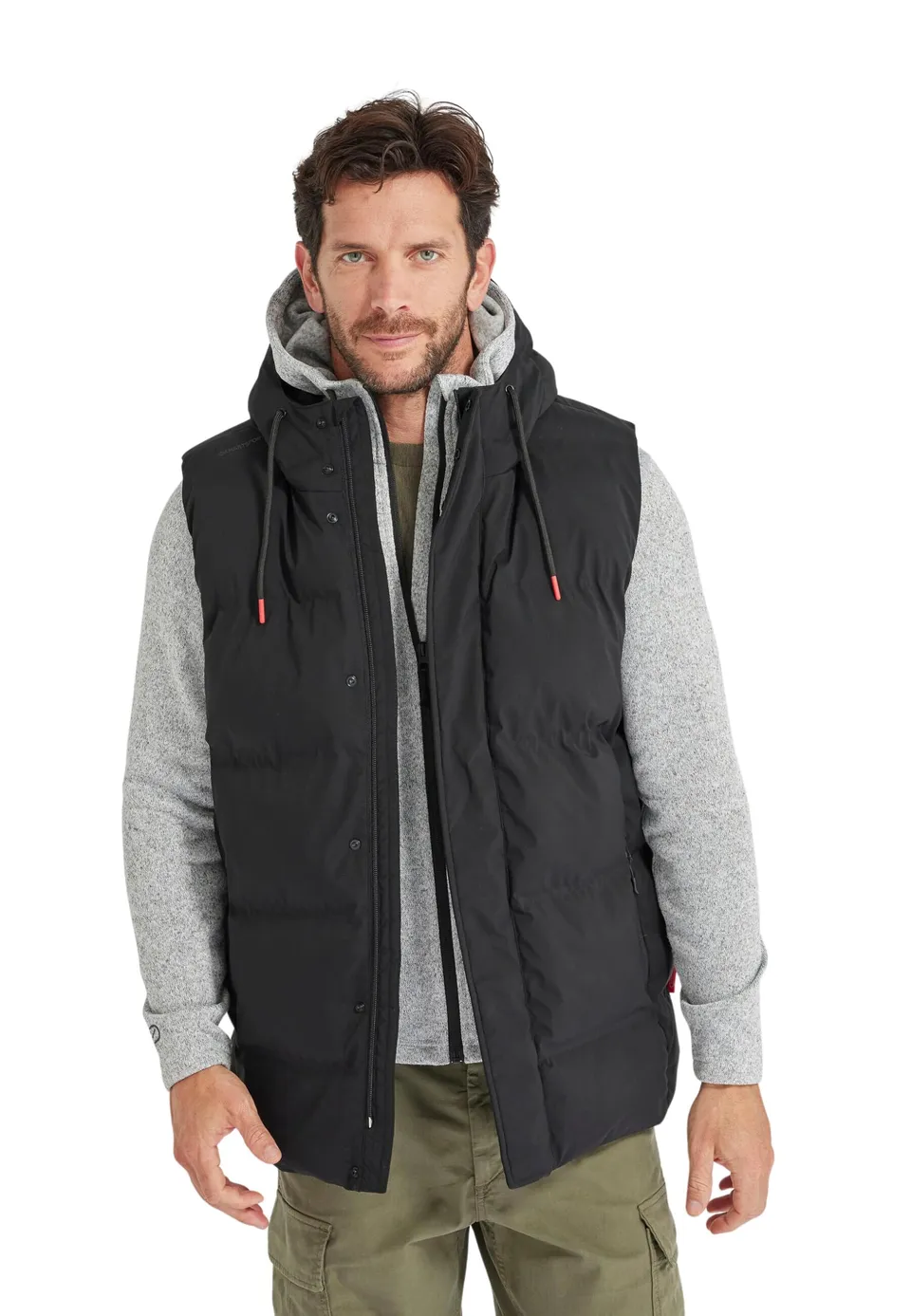Damart Prêt-à-porter piumino termico smanicato uomo con cappuccio