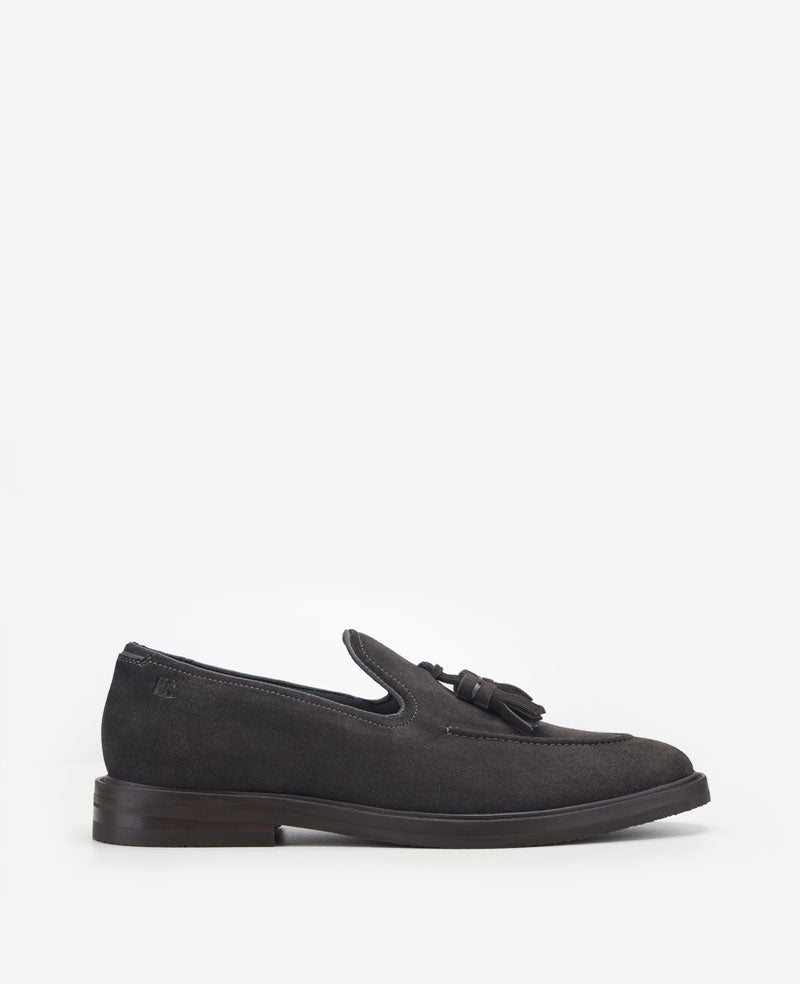 Kenneth Cole Shoes Madison Slip-on Loafer mocassino uomo camoscio Charcole