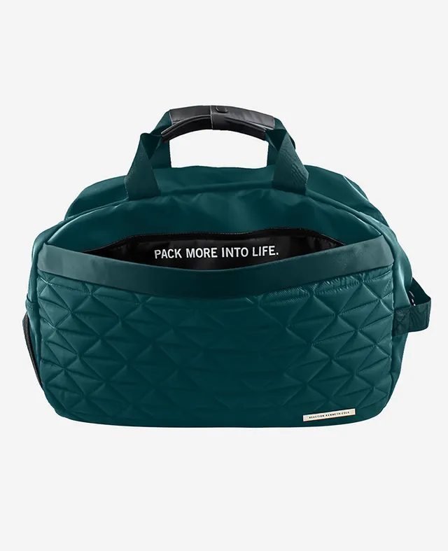 Kenneth Cole Reaction Emma borsone convertibile verde teal, nylon idrorepellente