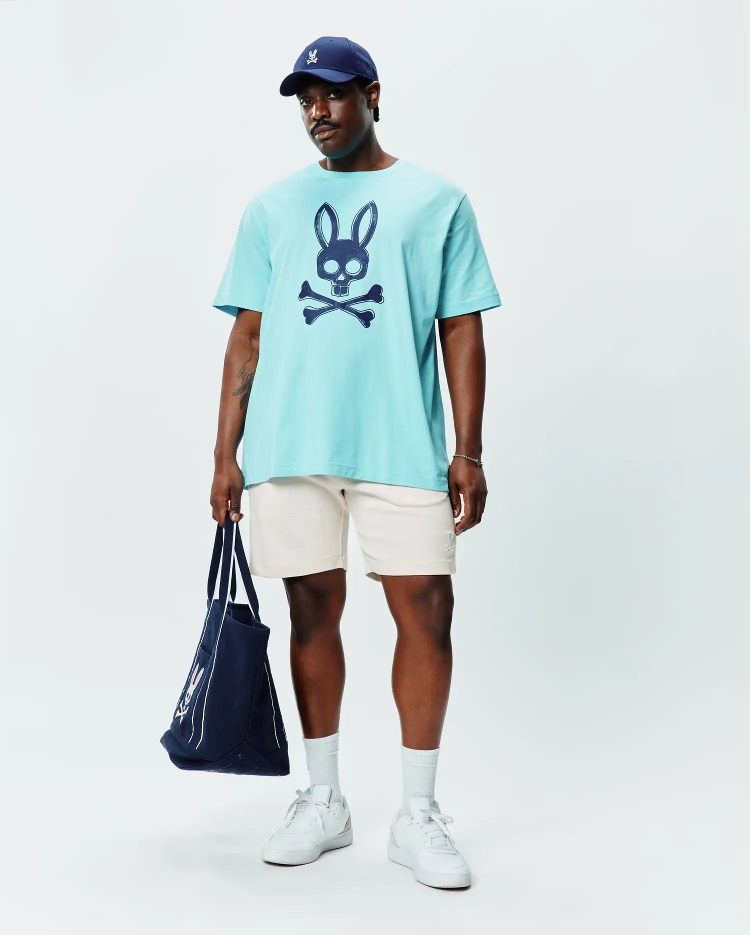 Psycho Bunny Big & Tall Adler Graphic Tee T-shirt Antigua Sand
