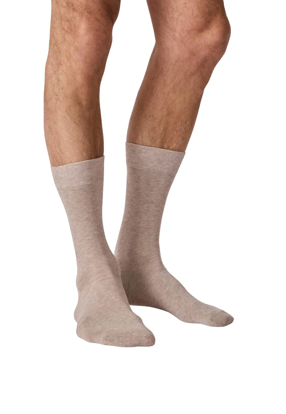 Damart Biancheria intima set 3 paia calzini in cotone biologico misto marrone 39-42