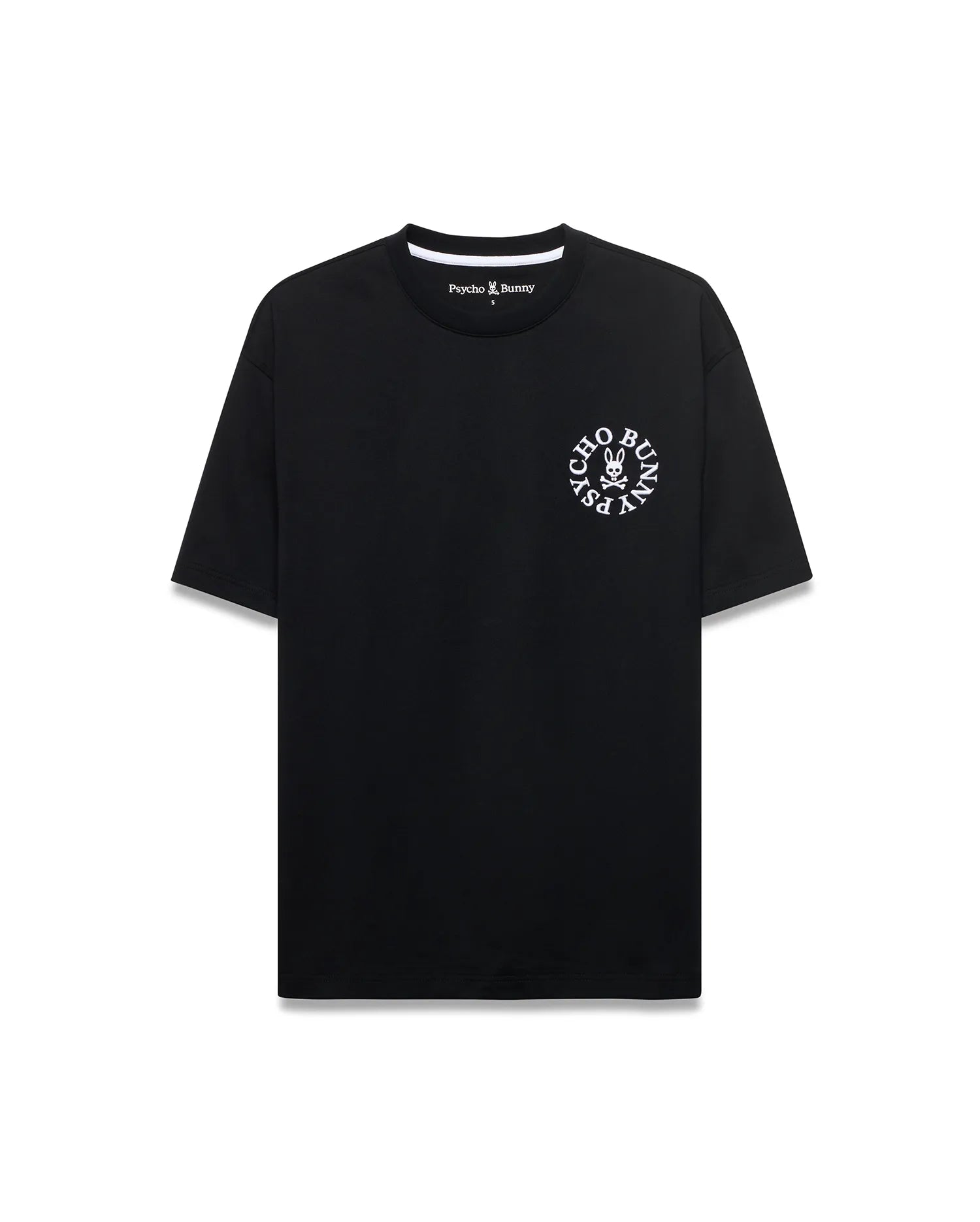 Psycho Bunny Olek Relaxed Back Graphic t-shirt nera oversize