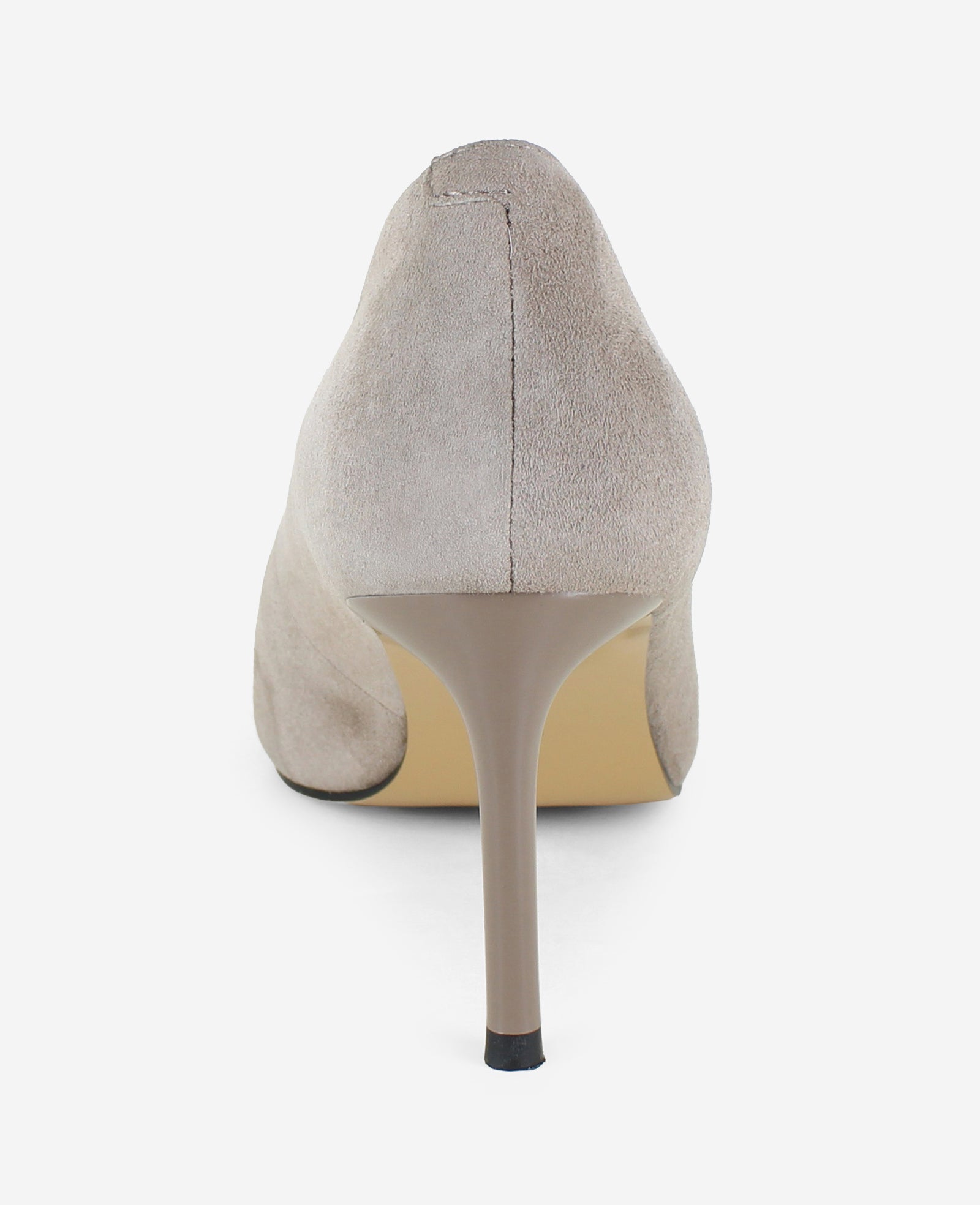Kenneth Cole Reaction Shoes Perfecto Suede High Vamp Pump décolleté taupe scamosciate