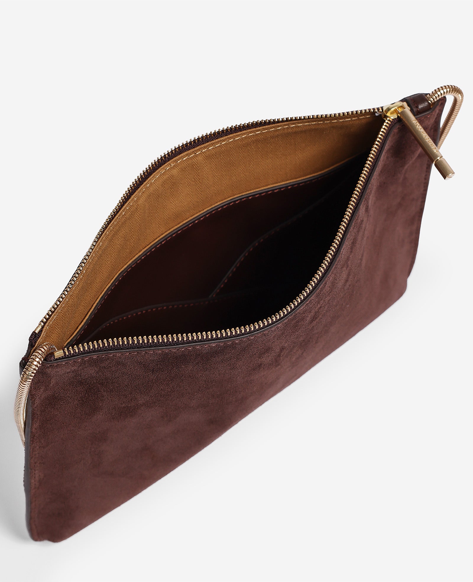 Kenneth Cole Reaction Bags Highline Suede Disco borsa a tracolla chocolate