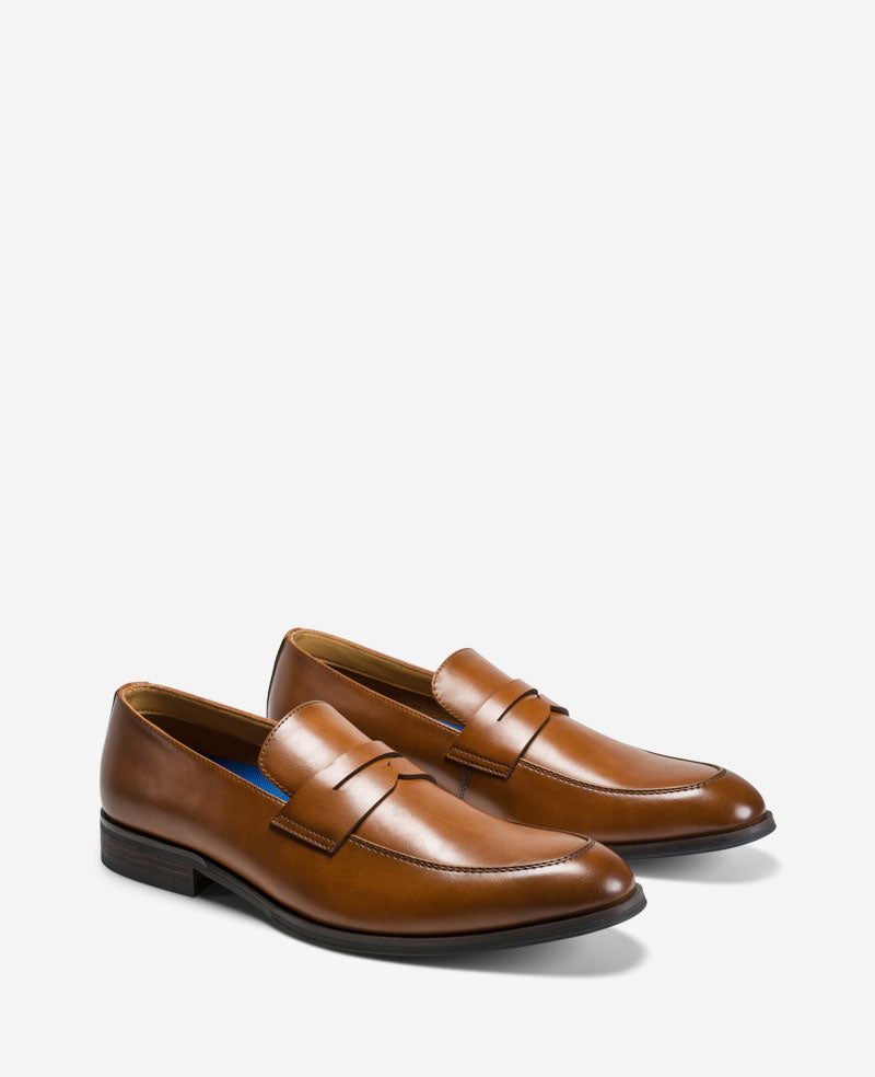 Kenneth Cole Reaction Shoes Moore Penny Loafer mocassini cognac