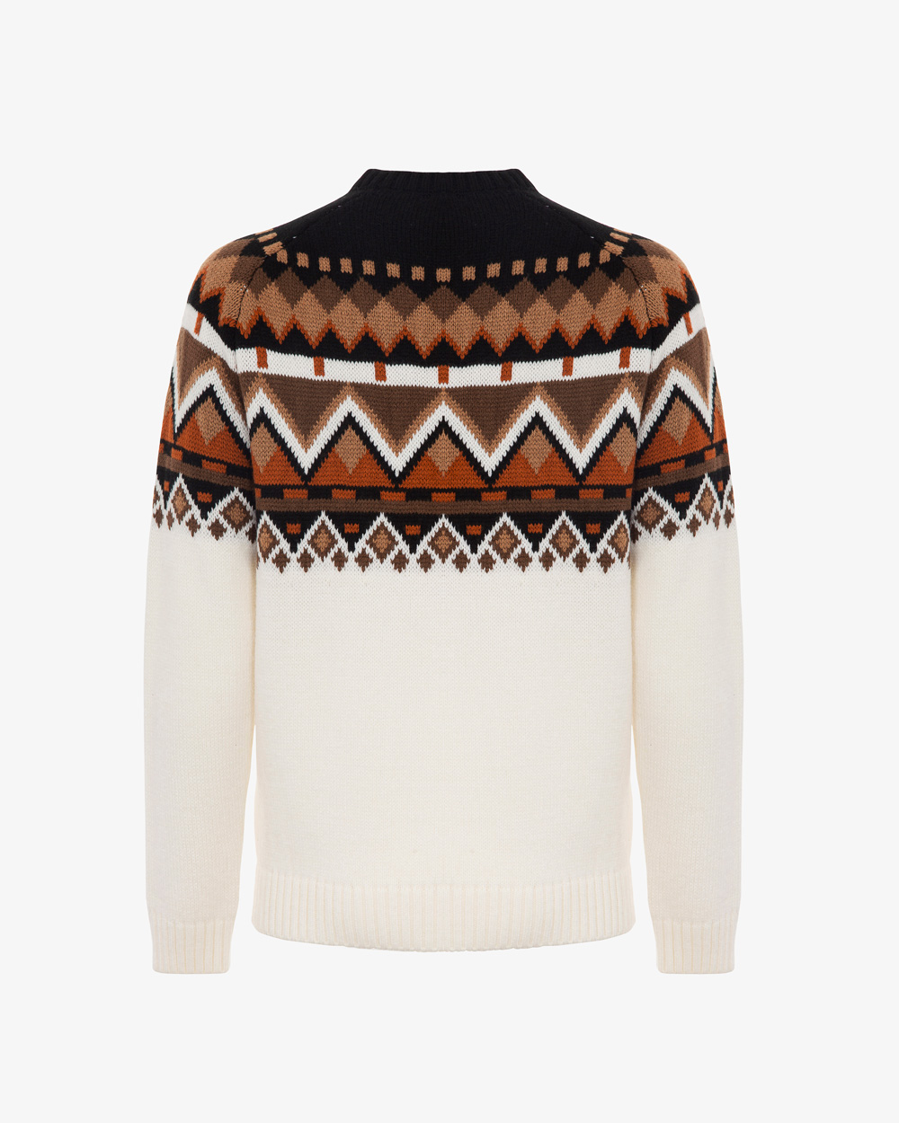 Markup Uomo Maglieria Girocollo jacquard a trecce maglione