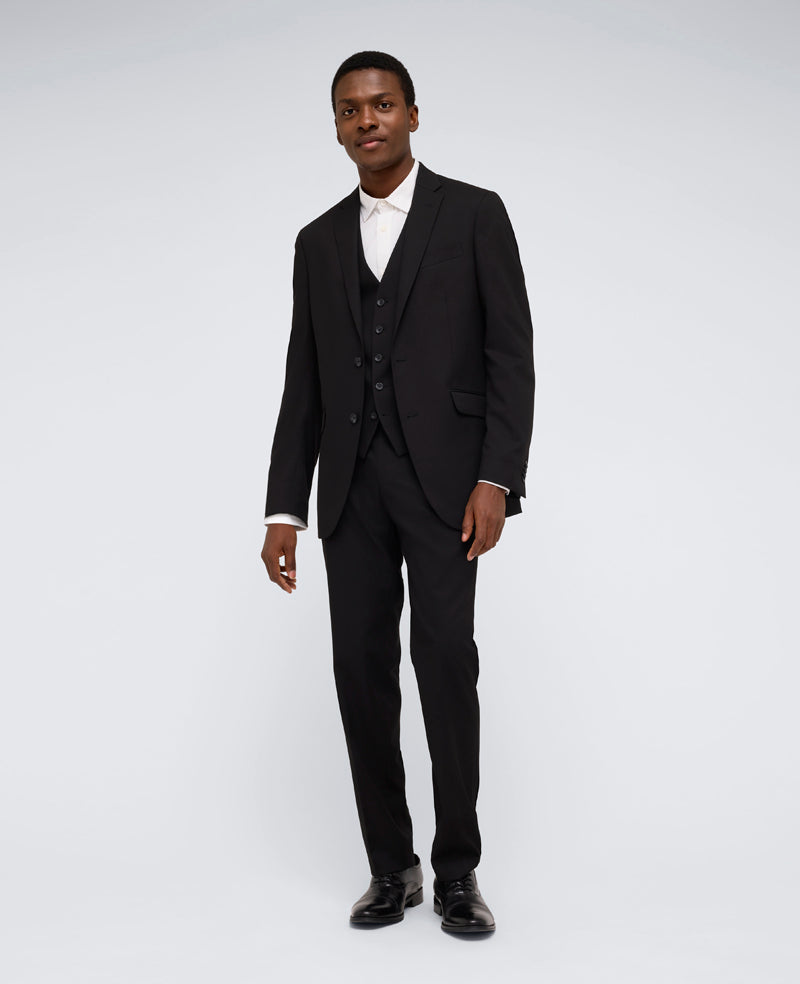 Kenneth Cole Reaction Clothing Ready Flex Suit Separate Jacket giacca nera slim fit