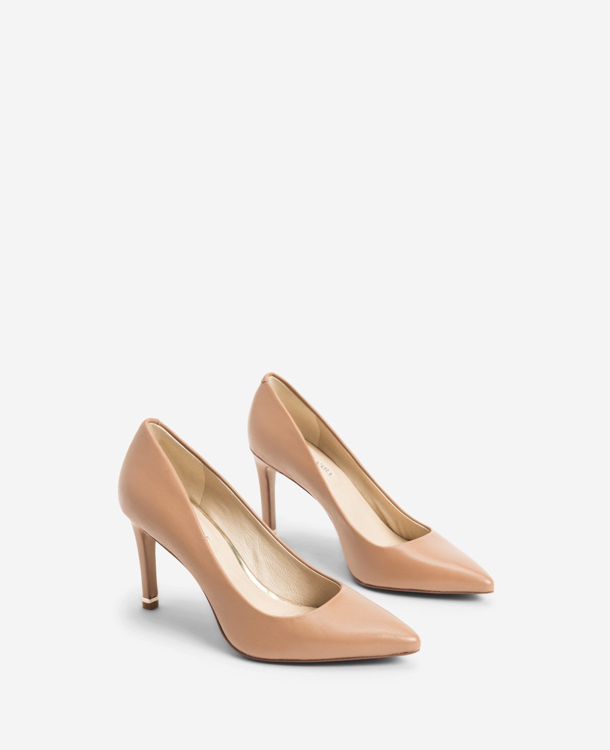 Kenneth Cole Reaction Riley 85 décolleté Latte pelle con memory foam