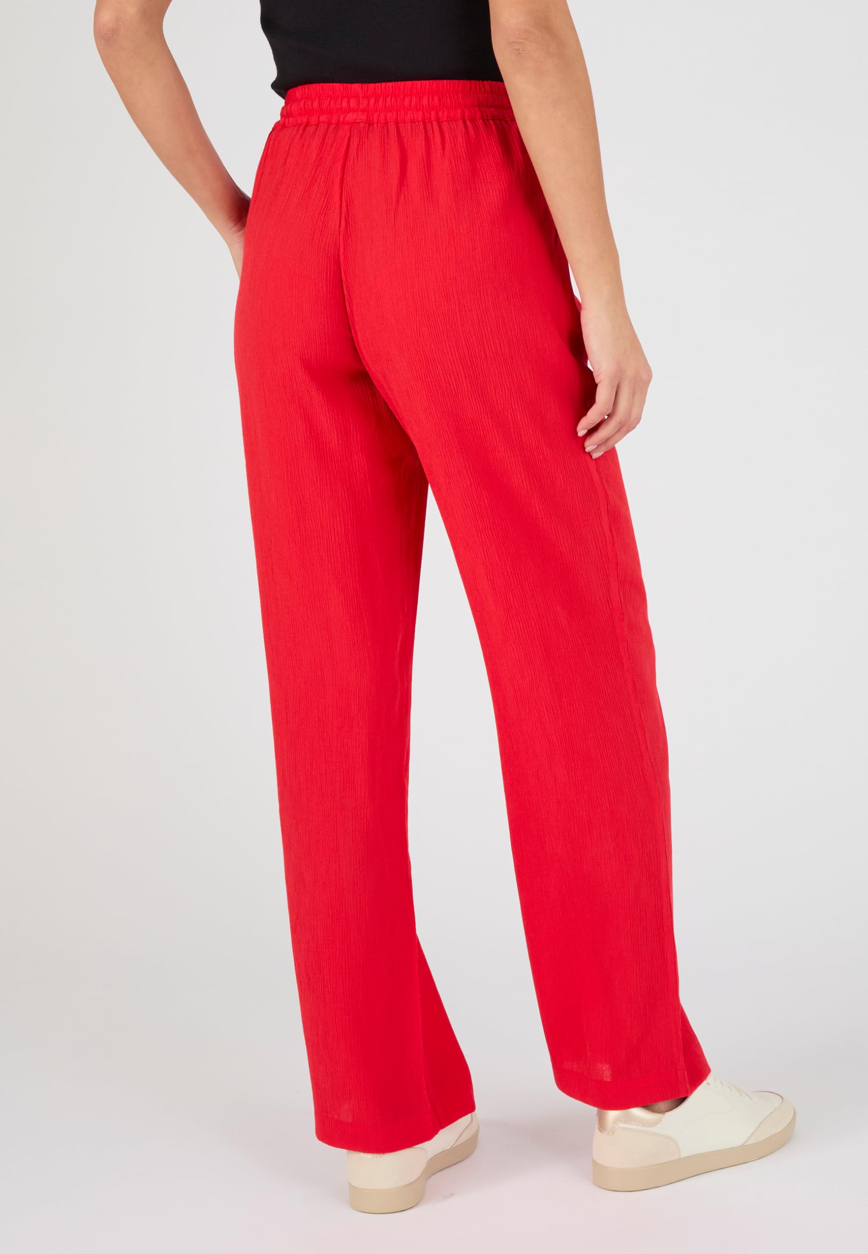 Damart Prêt-à-porter Pantaloni crespi pantaloni rossi mattone