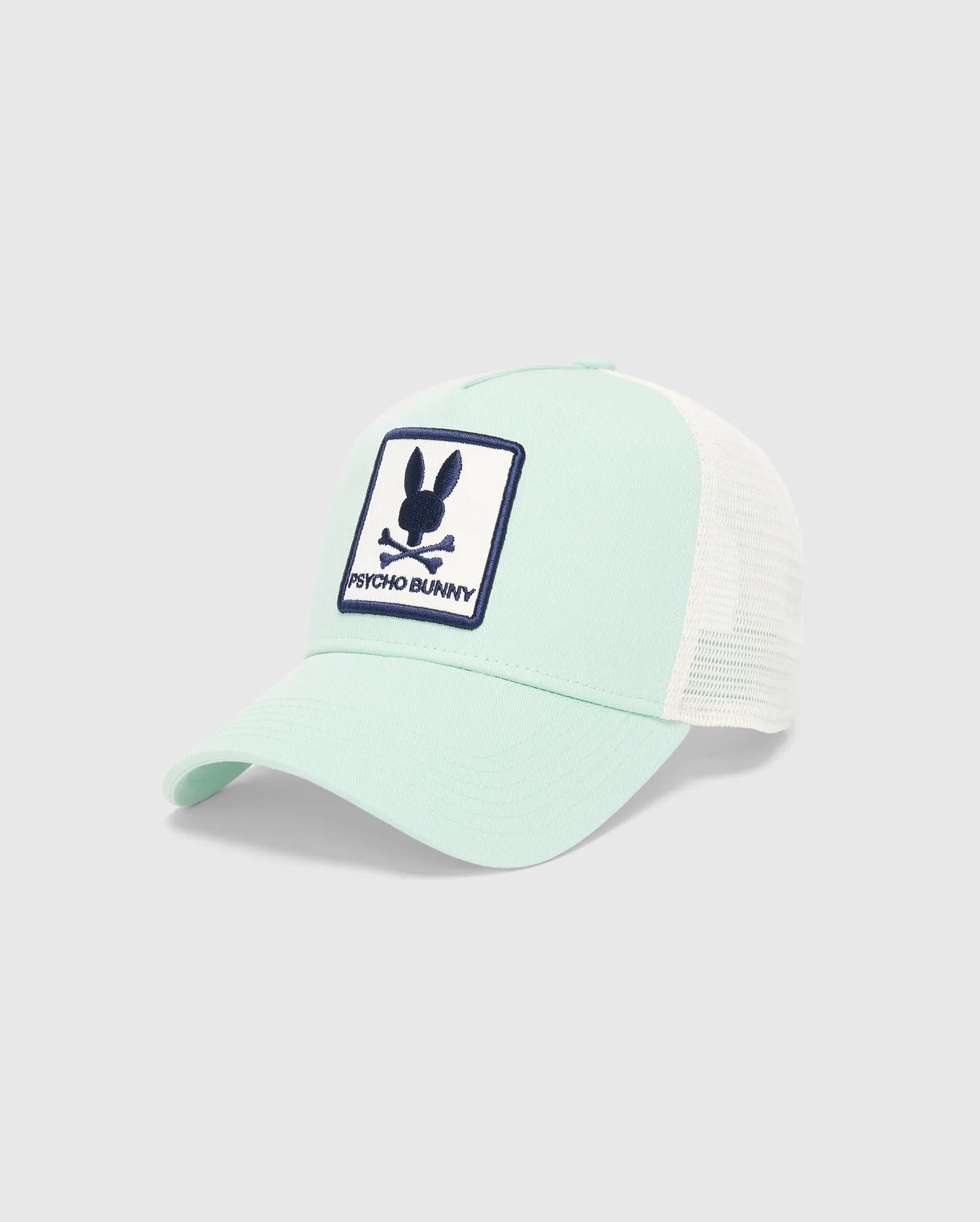 Psycho Bunny Kids Accessories Adamo Bunny Trucker Cap cappellino verde regolabile