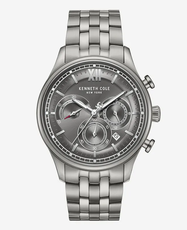 Kenneth Cole Reaction Watches Dress Sport Chronograph orologio gunmetal acciaio
