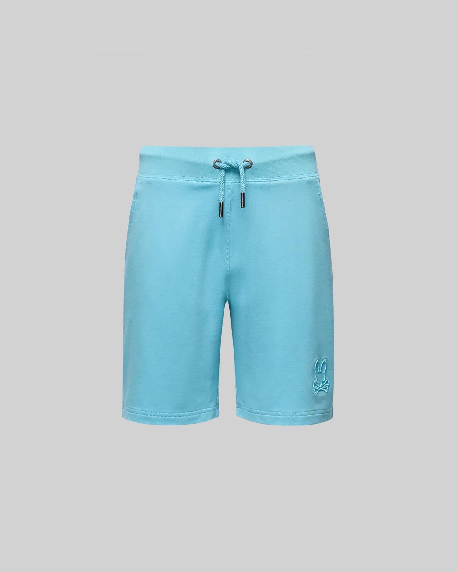 Psycho Bunny Kids Bottoms Levanzo pantaloncini azzurri in French Terry