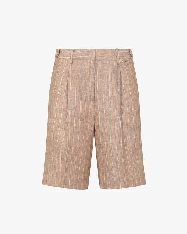 Markup Donna Gonne & Short Bermuda in lino gessato bermuda