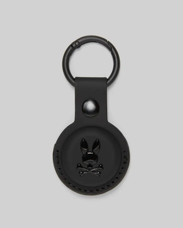 Psycho Bunny Accessories AIR TAG HOLDER MO1700017 porta AirTag nero