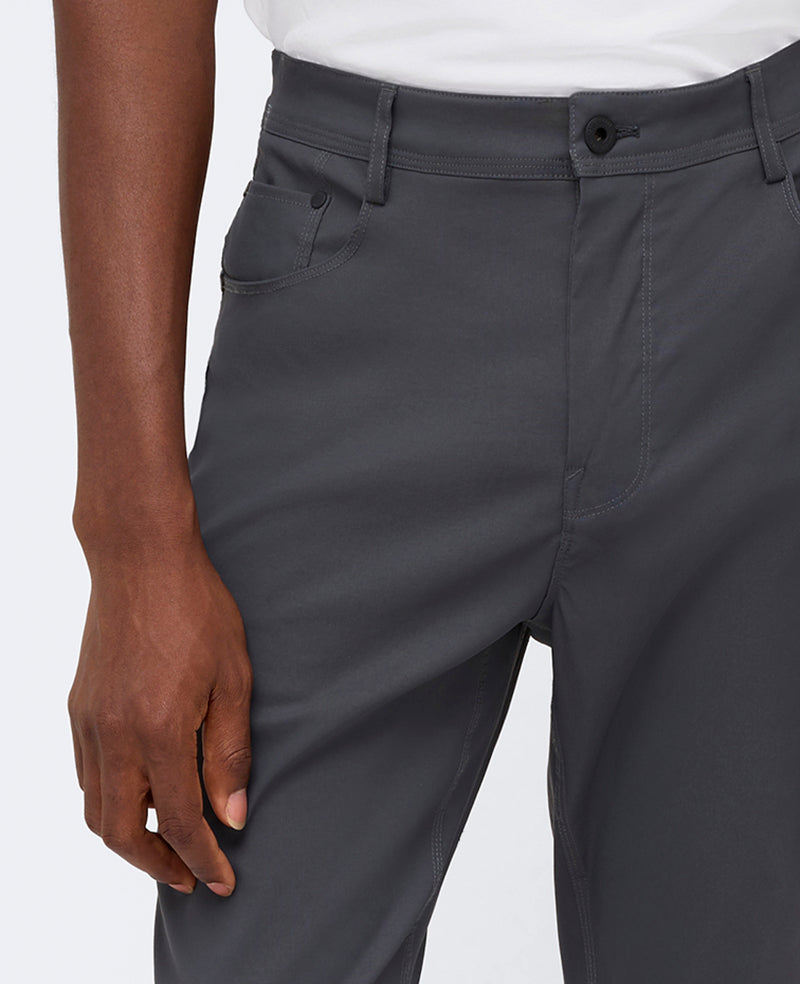 Kenneth Cole Reaction Slim Original Flex 5-Pocket Pant pantaloni grigi idrorepellenti