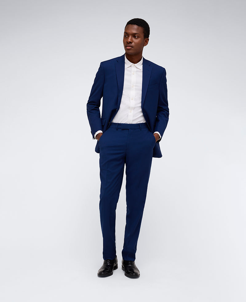 Kenneth Cole Reaction Clothing Ready Flex Suit Separate Pant pantaloni blu