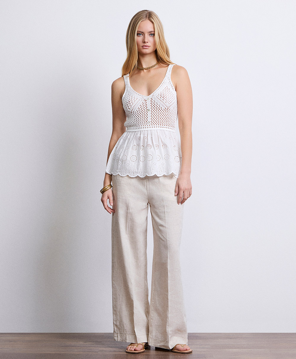 Markup Donna Camicie & Bluse Top crochet e pizzo sangallo
