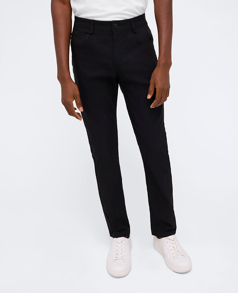 Kenneth Cole Reaction Clothing Slim Original Flex 5-Pocket Pant pantaloni neri