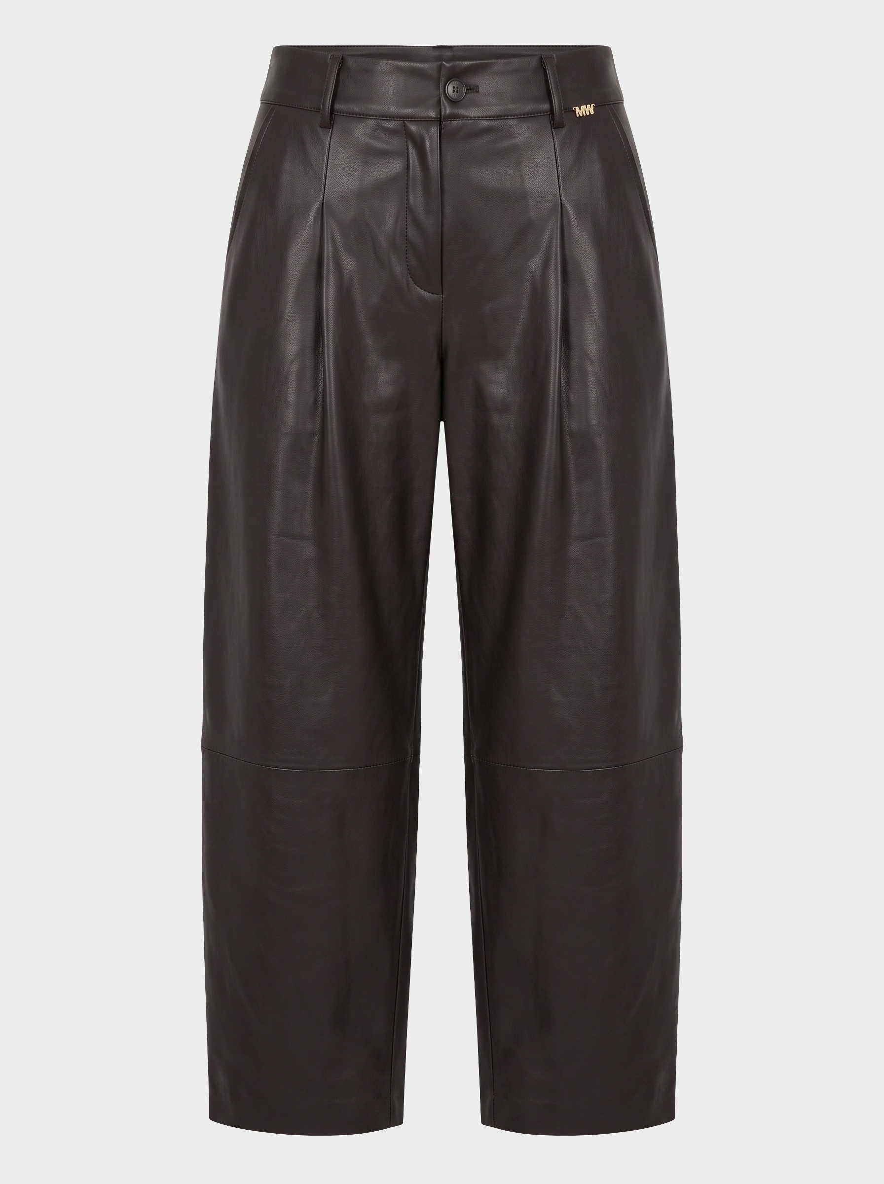 Markup Donna Jeans & Pantaloni Pantalone balloon in similpelle pantalone similpelle