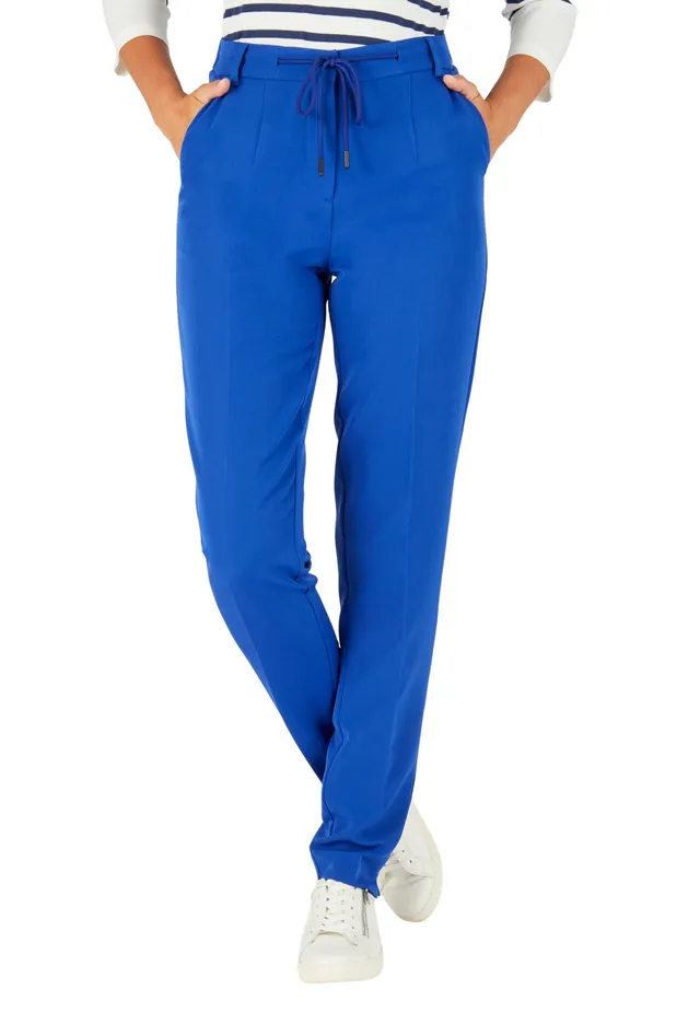 Damart Prêt-à-porter Jogpant Allentato Donna 40 blu elasticizzato