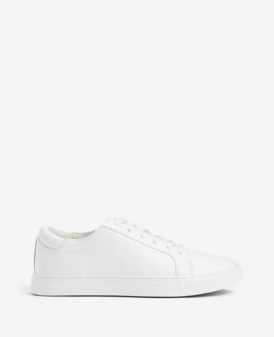 Kenneth Cole Reaction Shoes Leather Kam Sneaker sneaker bianca 5 in pelle