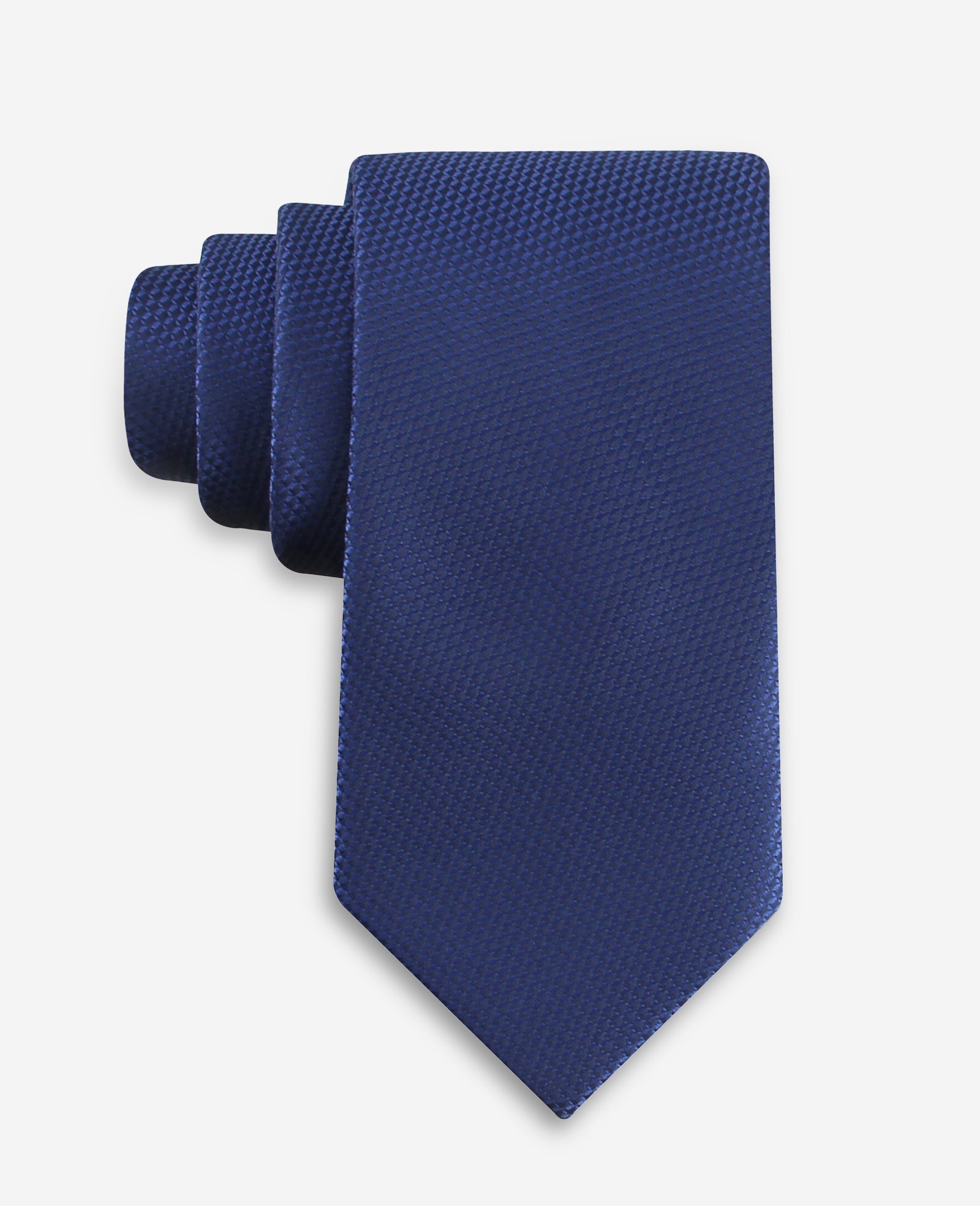 Kenneth Cole Reaction Belts, Wallets & Small Accessories Canal Solid Tie cravatta blu navy