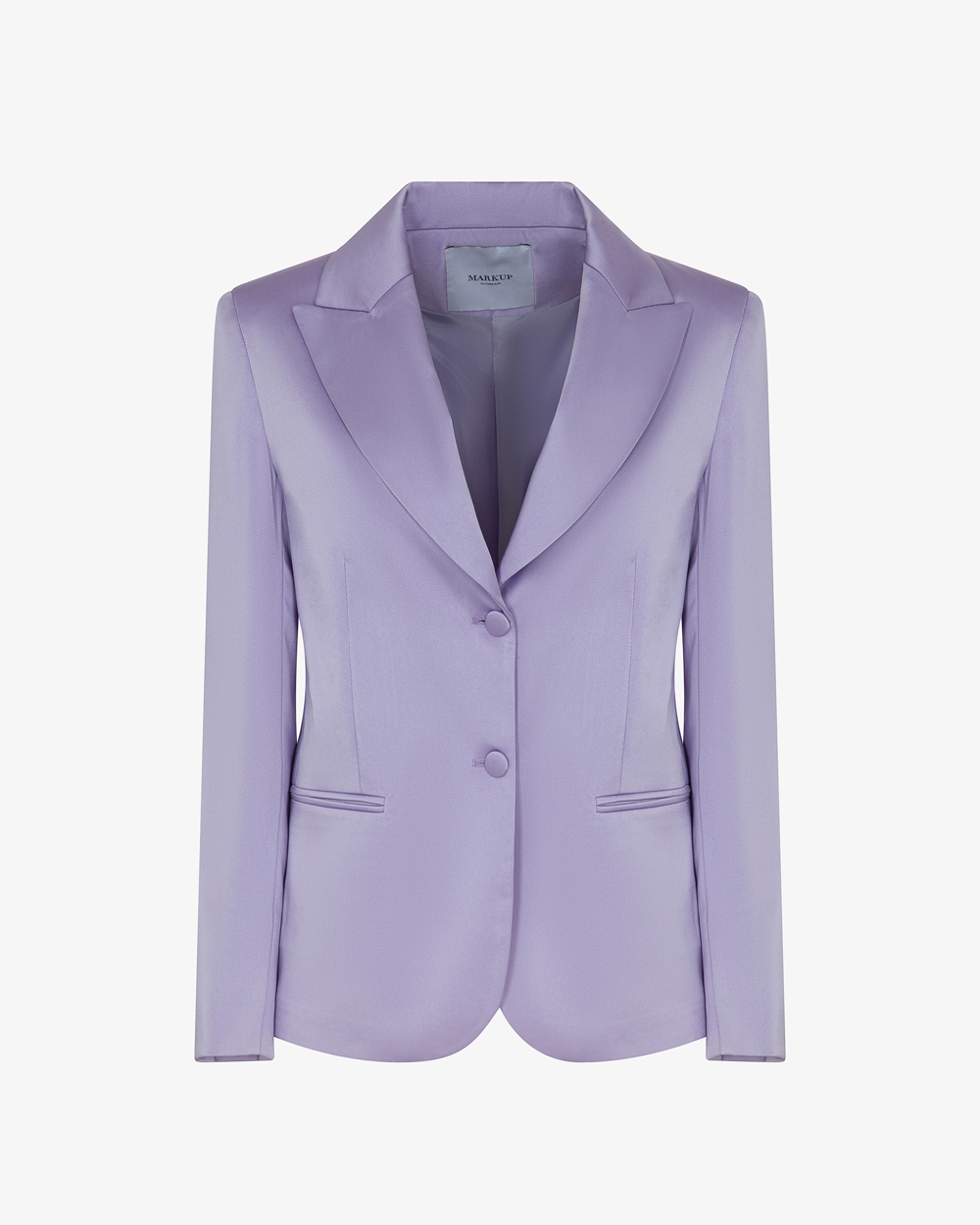 Markup Blazer in raso con collo a revers donna