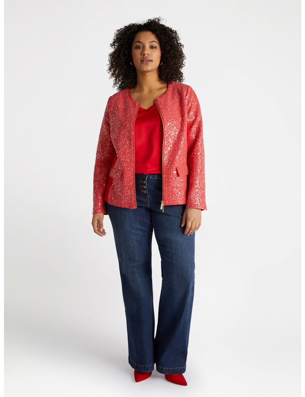 Fiorella Rubino Giacche e blazer Giacca effetto tweed con lurex e paillettes