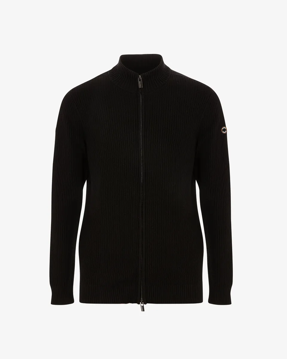 Markup Uomo Maglieria Lupetto full zip maglia inglese in cotone tech