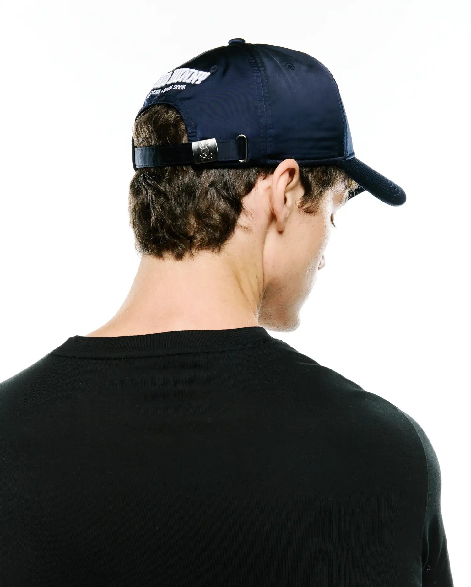Psycho Bunny Finnley Bunny A-Frame Trucker Cap MO1500138 cappellino blu