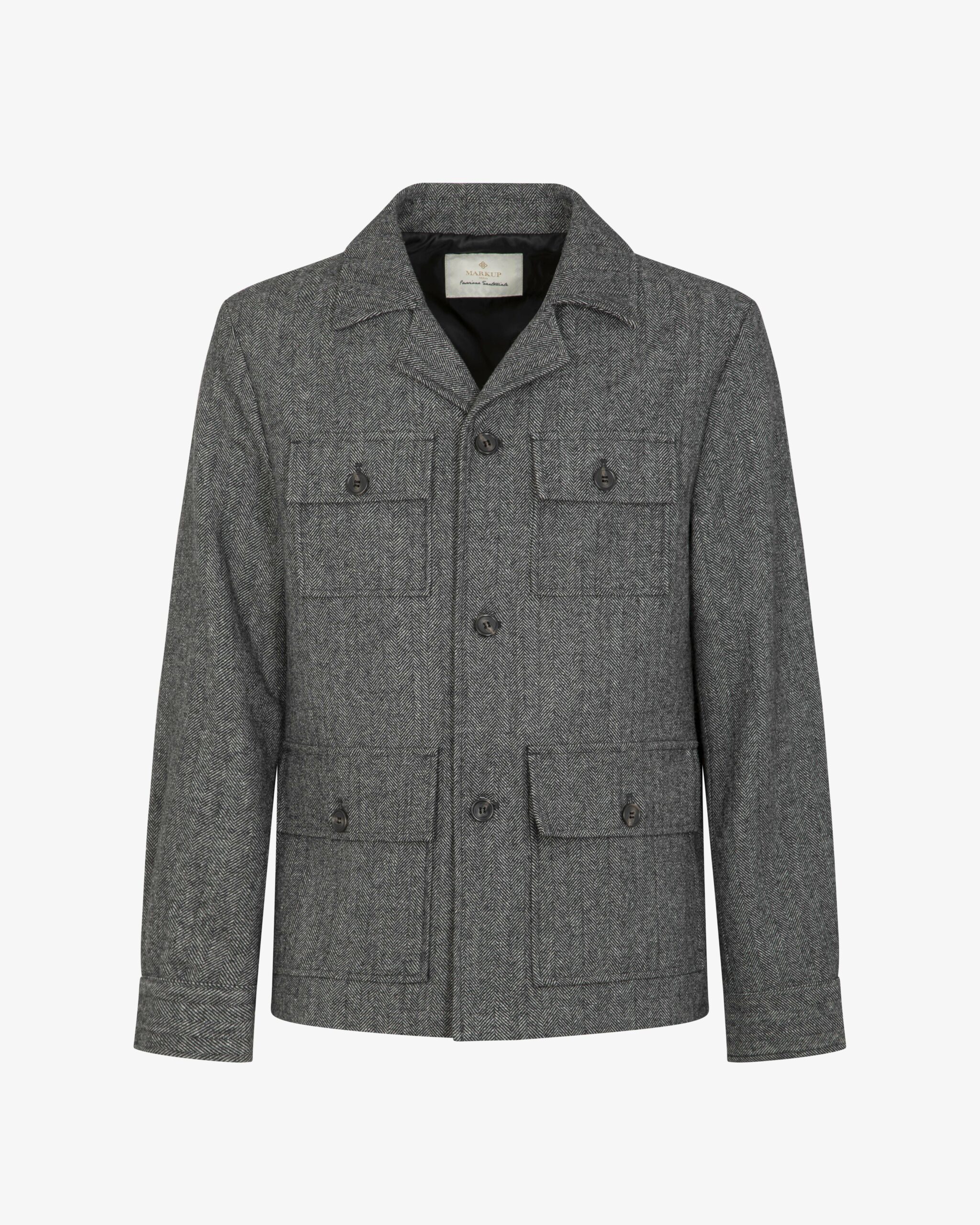 Markup Uomo Giacche & Giubbotti Overshirt panno double overshirt