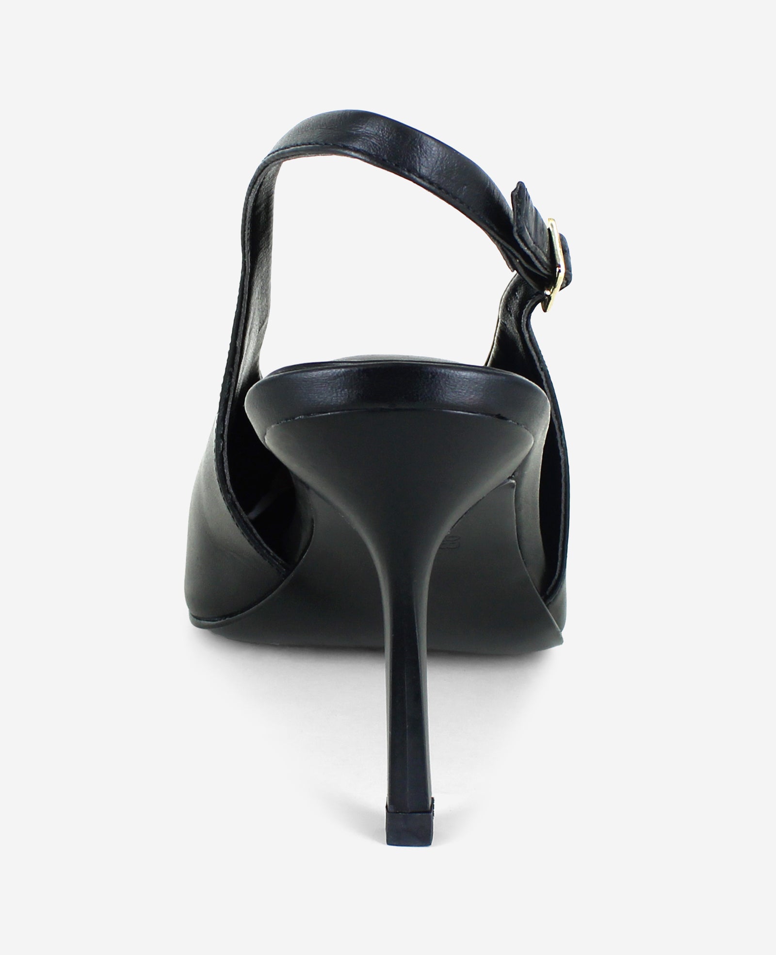 Kenneth Cole Reaction Aerial Leather Slingback Heel décolleté nero pelle
