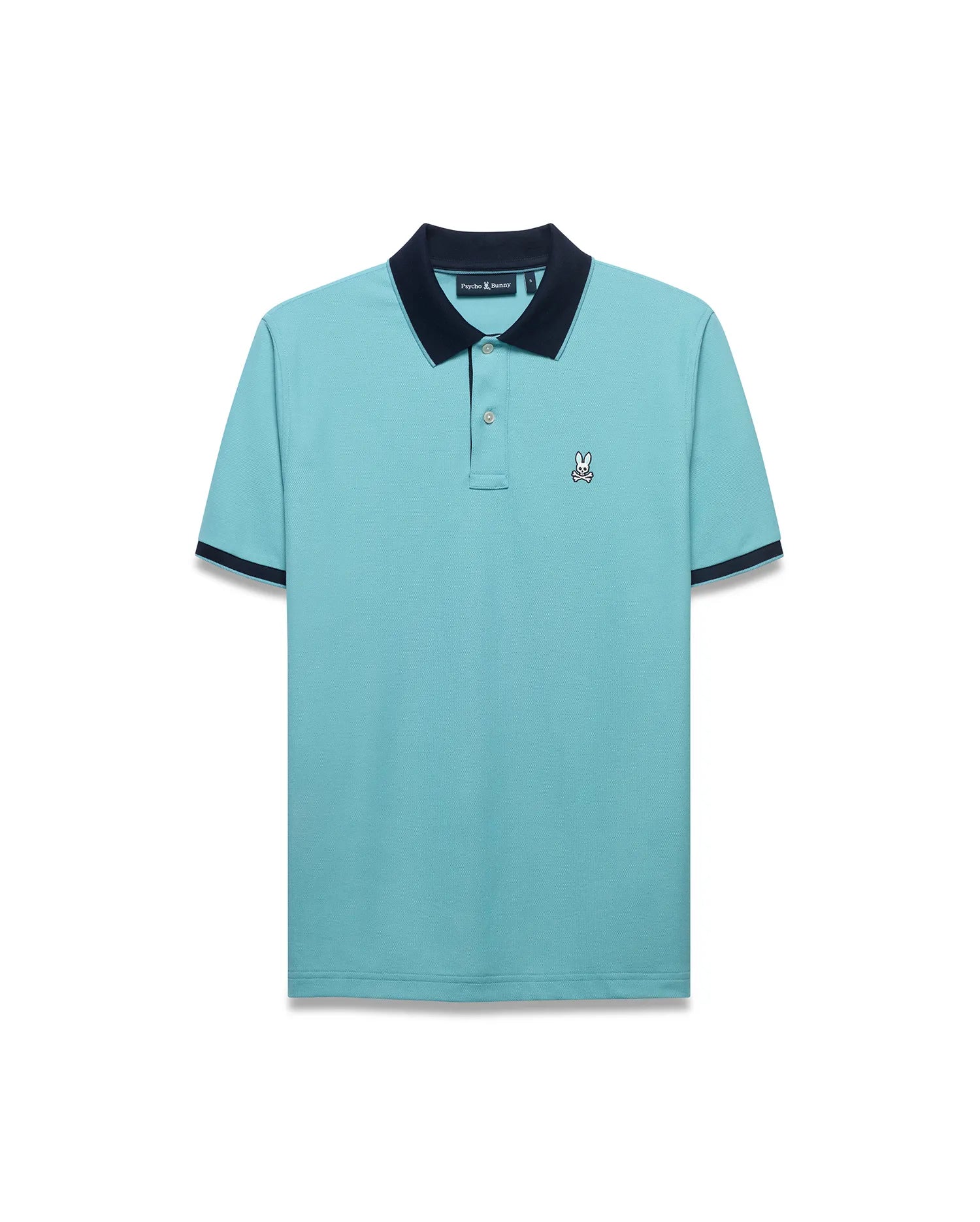 Psycho Bunny Men's Polos MEN'S KLAUS PIQUE POLO - MT0100304 polo blu 495