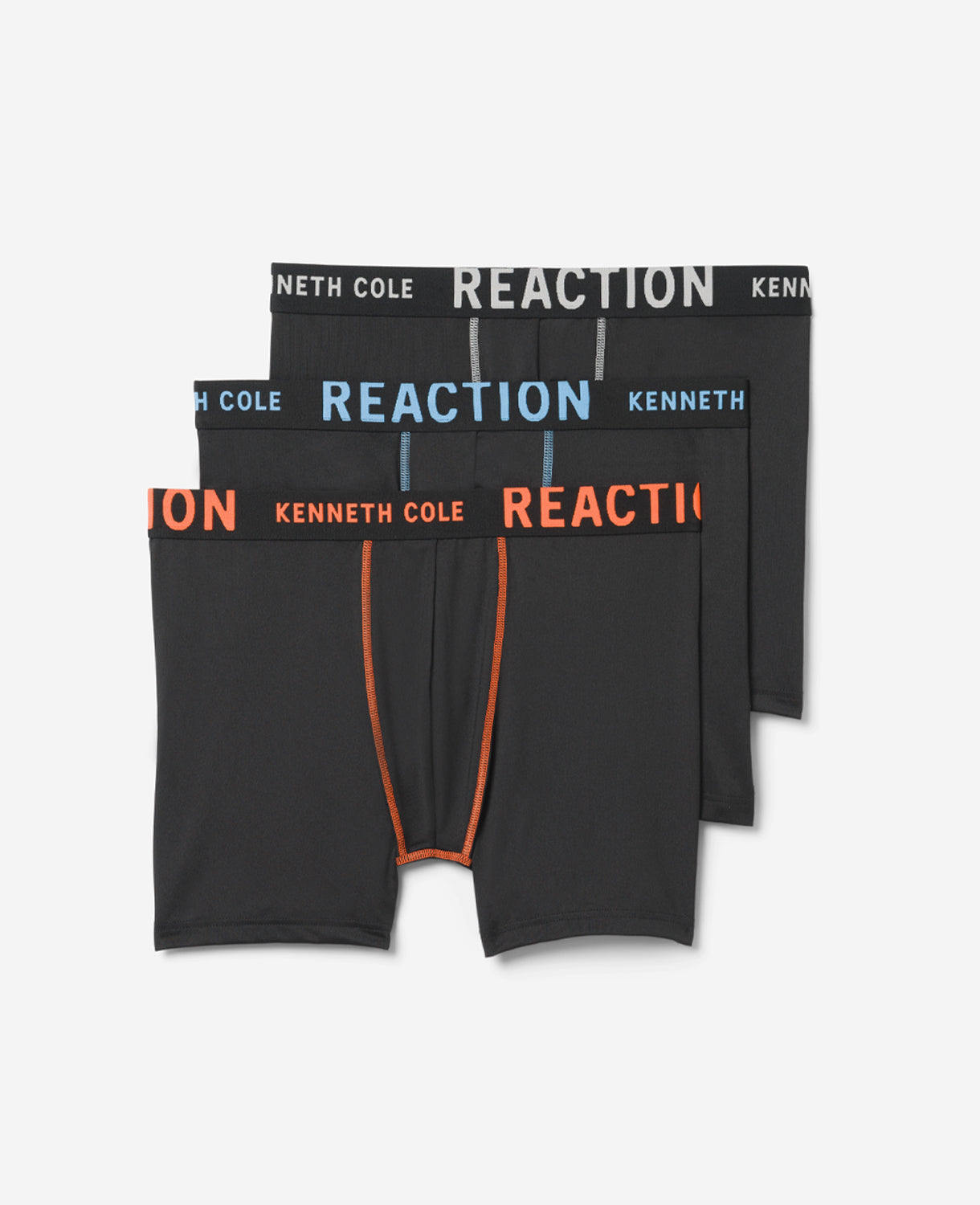 Kenneth Cole Reaction Clothing Micro Stretch Boxer Briefs 3-Pack boxer uomo 3 pezzi nero