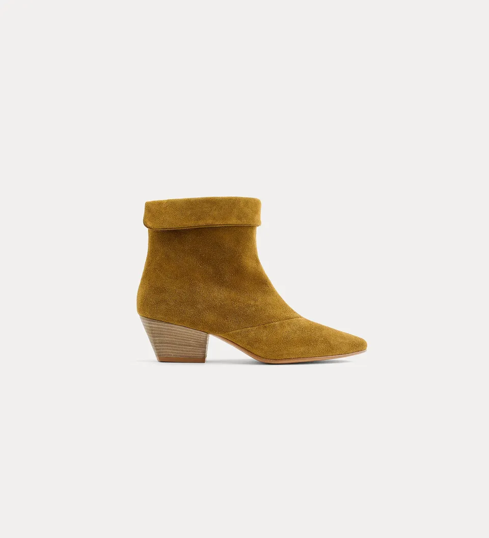 Forte scarpe stivaletti in suede Vintage