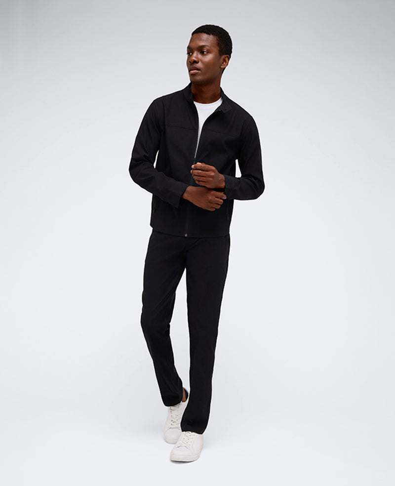 Kenneth Cole Reaction Clothing Simplified Utility Jacket giacca nera leggera
