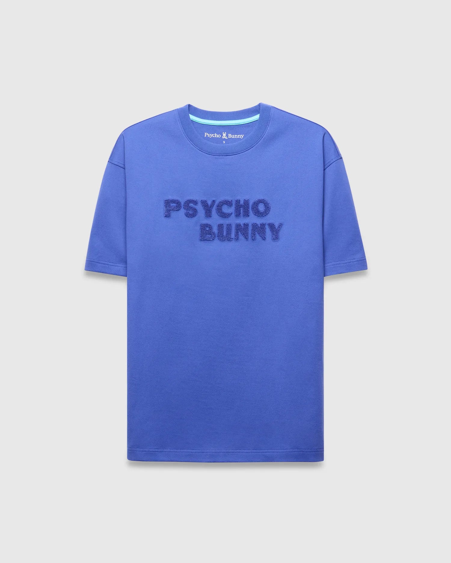 Psycho Bunny Craig Wordmark Tee t-shirt uomo blu