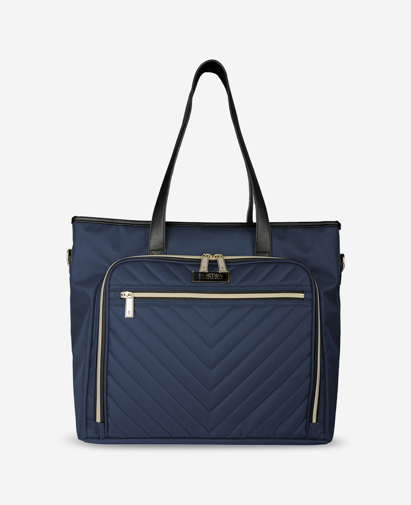 Kenneth Cole Reaction Bags Chelsea Tote Bag borsa blu porta PC