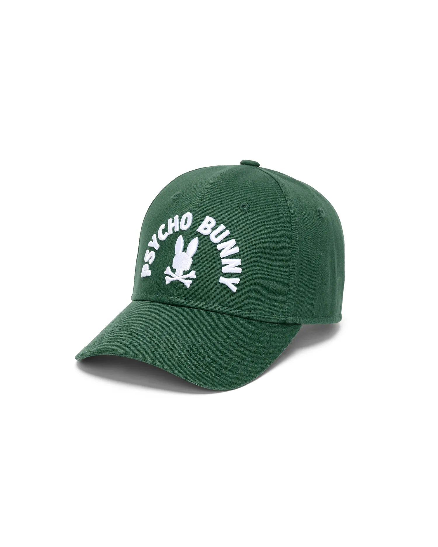 Psycho Bunny Accessories Ambrose Graphic Baseball Cap cappellino verde