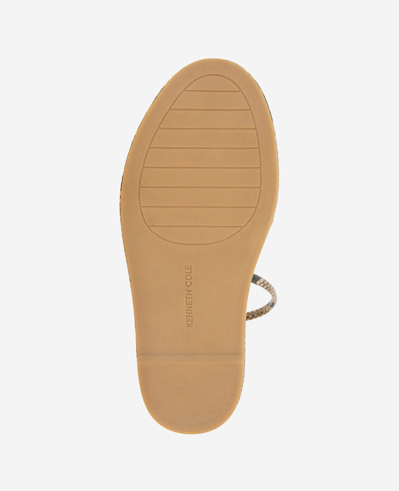 Kenneth Cole Reaction Shoes Tatiana Snake Print Platform Wedge Sandal sandalo zeppa serpente