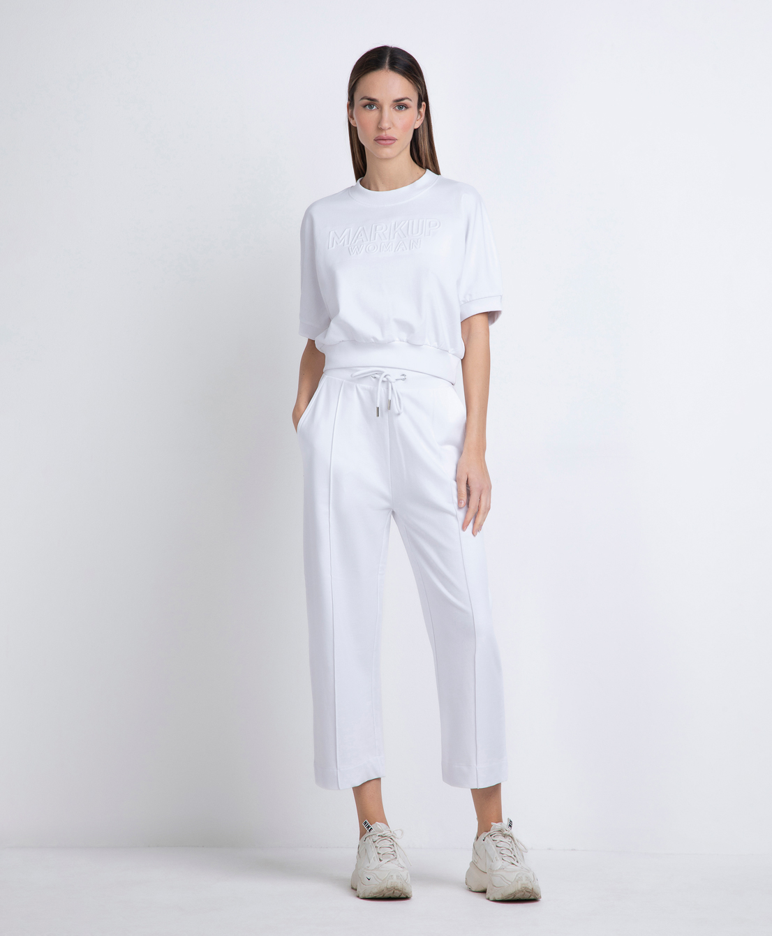 Markup Donna T-Shirt & Felpe Felpa kimono con logo donna