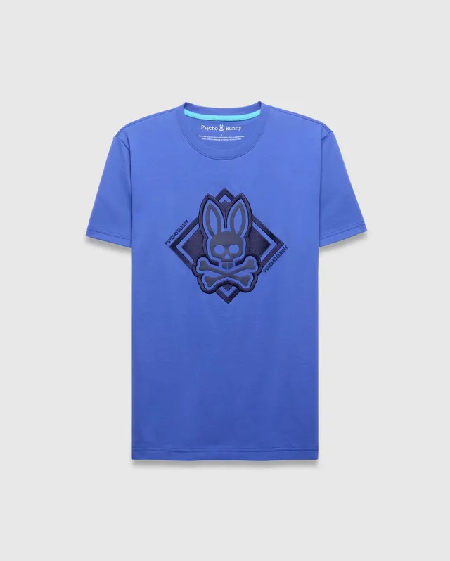 Psycho Bunny Men's Tees MENS TOBIAS GRAPHIC TEE - MT0200288 t-shirt blu